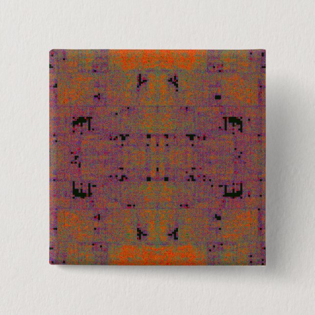 HAMbWG - Button - Orange/Raspberry (Front)