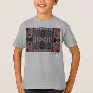 HAMbWG - Children's T Shirt - Hipster Red Blue Bg