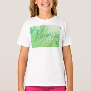 HAMbWG - Children's T Shirt - Lime Swirl w Logo