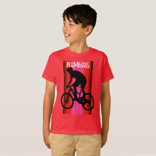 HAMbWG - Children's T Shirt - Red Bike Rider