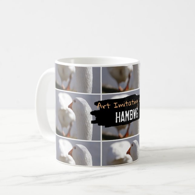 HAMbWG - Coffee Cup - Art Imitating Life - Ducks (Front Left)