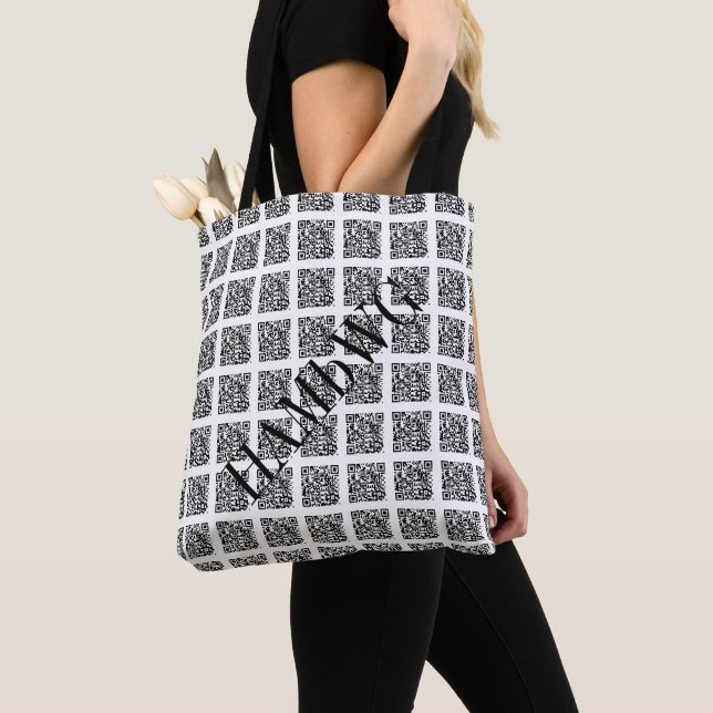 HAMbWG Cross Body Bag or Tote - QR Code 64 #2 (Close Up)