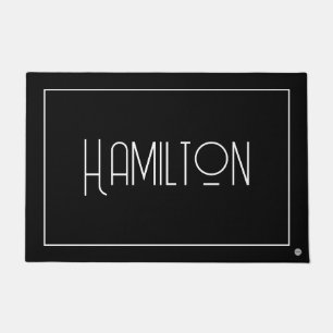 HAMbWG - Custom Door Mat in Any Color w Name