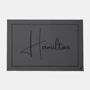 HAMbWG - Custom Door Mat in Any Colour w Name
