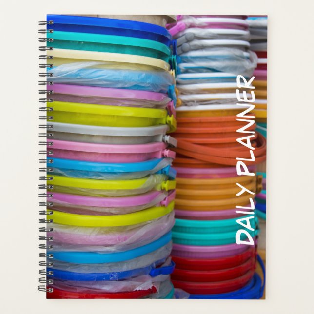 HAMbWG - Daily Planner -  Colourful Buckets (Front)