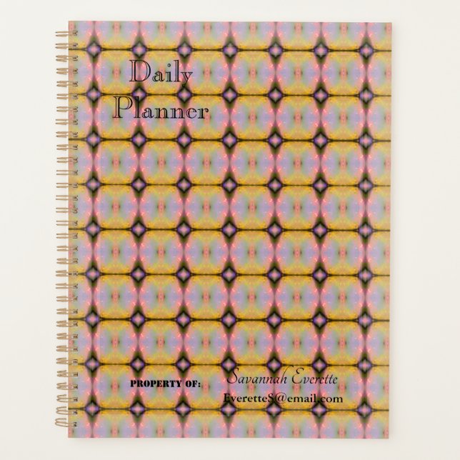 HAMbWG - Daily Planner - Opal Discs (Front)
