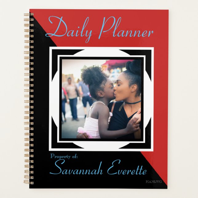 HAMbWG - Daily Planner - Photo with colour (Front)