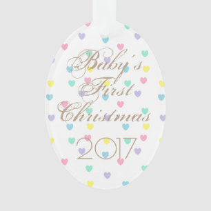 HAMbWG -Egg Ornament - Pastel Hearts