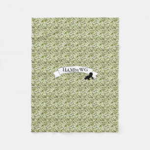 HAMbWG - Fleece Blanket - Green Camouflage