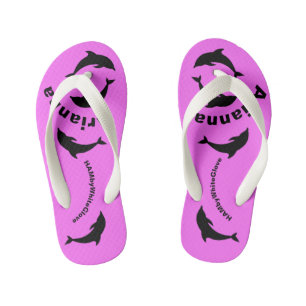 HAMbWG Flip-Flops - Dolphins Kid's Flip Flops