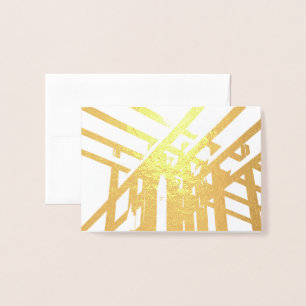 HAMbWG - Gold Foil Card - Architecture - Blank