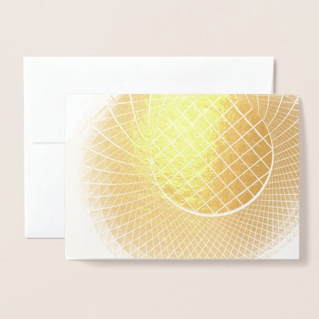 HAMbWG - Gold Foil Card -Blank Card - Architecture (Front With Envelope)