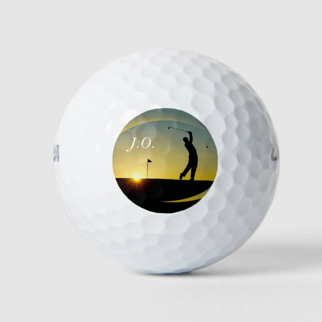 HAMbWG - Golf Balls You Can Personalise - Golfer (Front)