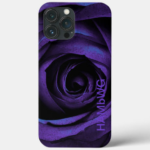 HAMbWG - Gothic Purple Rose iPhone 13 Pro Max Case