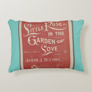 HAMbWG - Little Rose Cotton Accent Pillow