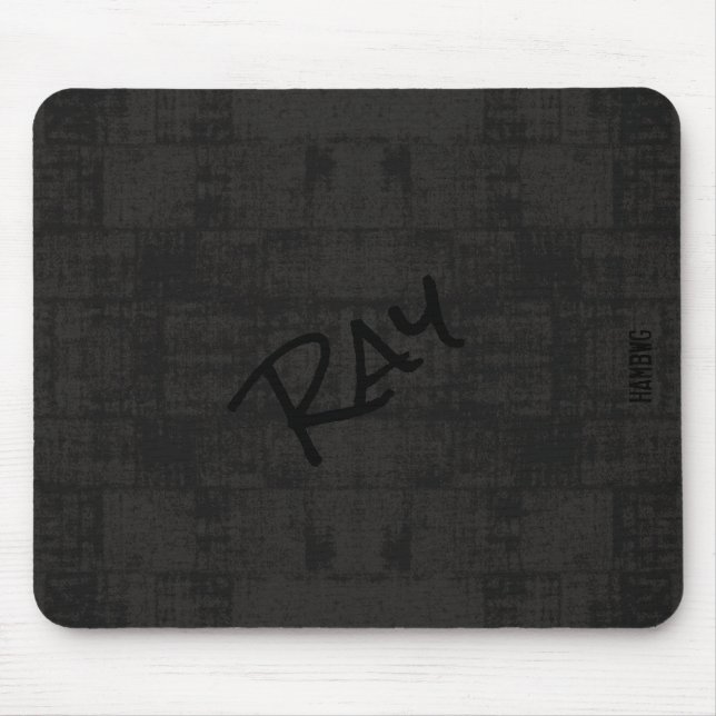 HAMbWG - Mousepad - Black Distressed (Front)