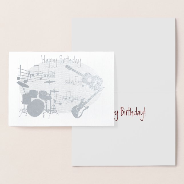 HAMbWG - Musician Theme Foil Card (Display)