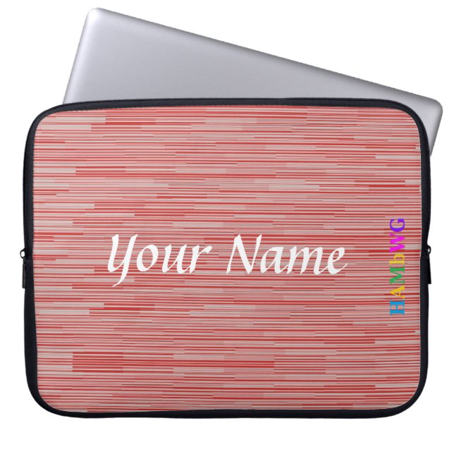 HAMbWG  - Neoprene Laptop Case - Personalise (Front)