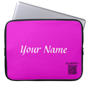 HAMbWG - Neoprene Laptop Case - Violet Personalise