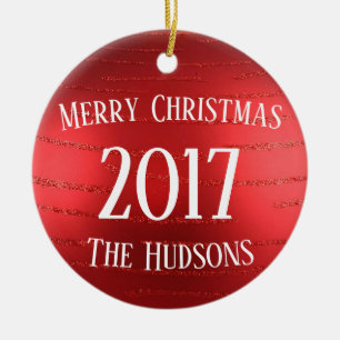 HAMbWG - Ornament - Red - Personalizable