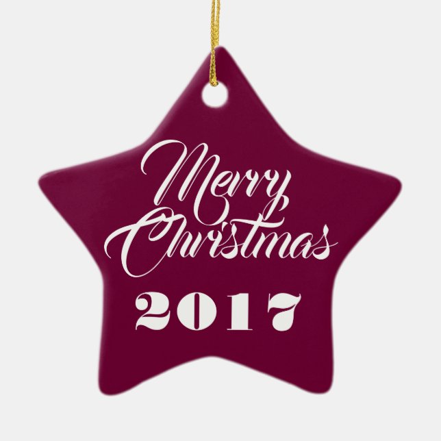 HAMbWG - Ornament - Star - Personalizable (Front)