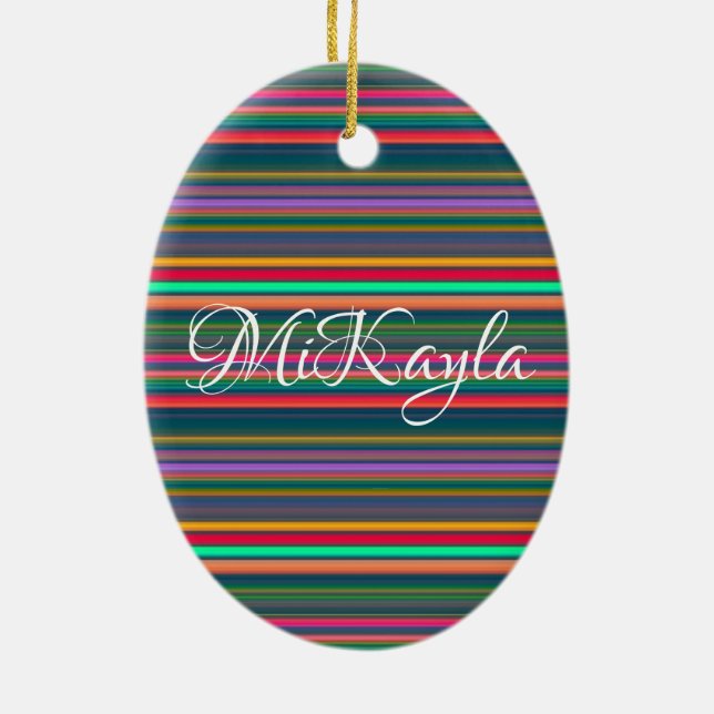 HAMbWG - Oval Ornament - Neon (Back)