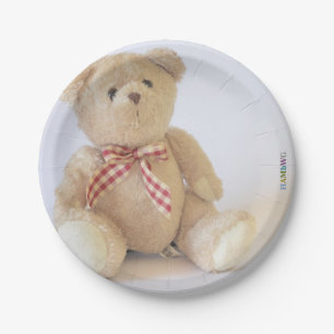 HAMbWG - Paper Goods - Teddy Bear Paper Plate