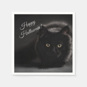 HAMbWG - Paper Napkin - Black Cat