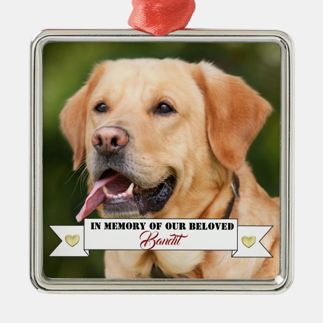 HAMbWG - Pet Ornament - In Memory of (Front)