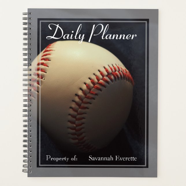 HAMbWG - Photo Daily Planner - Baseball (Front)