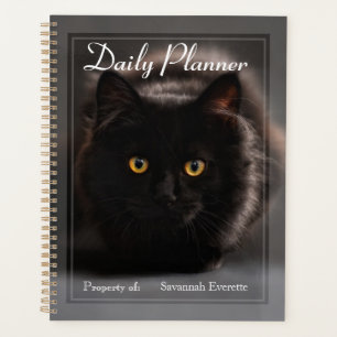 HAMbWG - Photo Daily Planner - Black Cat