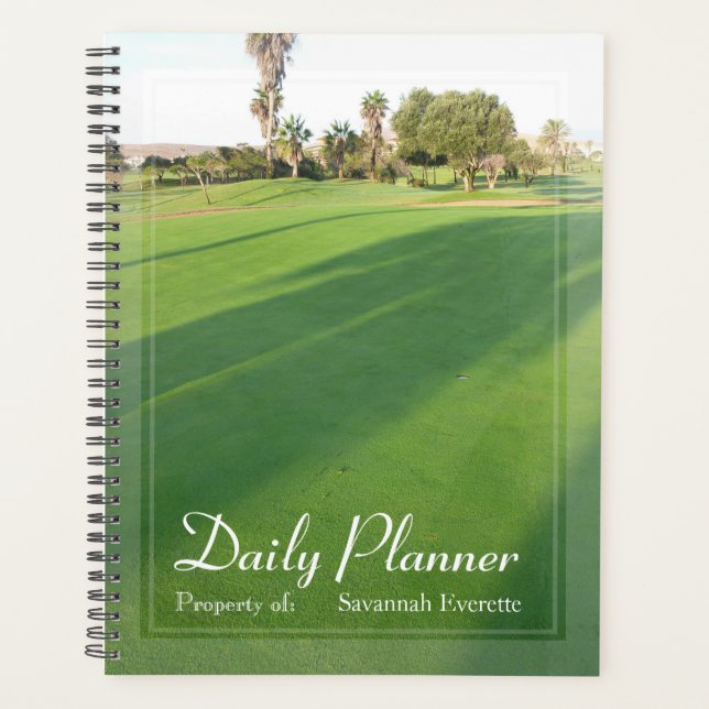 HAMbWG - Photo Daily Planner - Golf Green (Front)
