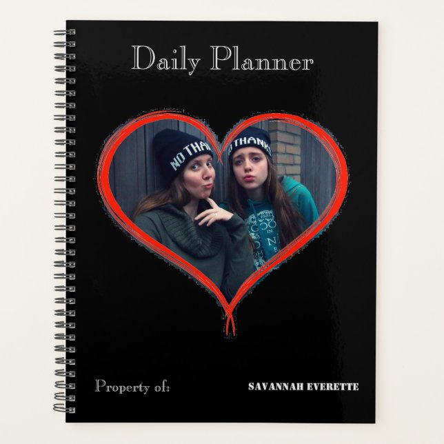 HAMbWG - Photo Daily Planner - Photo Heart (Front)