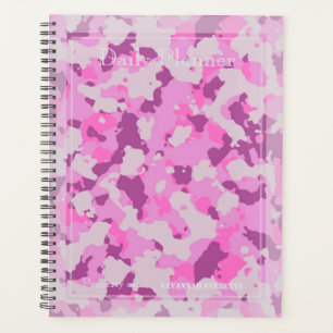 HAMbWG - Photo Daily Planner - Pink Camouflage