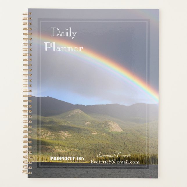 HAMbWG - Photo Daily Planner -  Rainbow (Front)