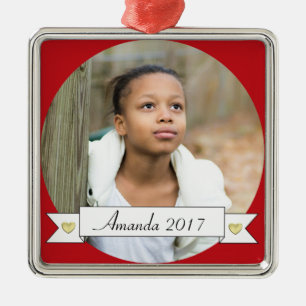 HAMbWG - Photo Ornament with Red Border