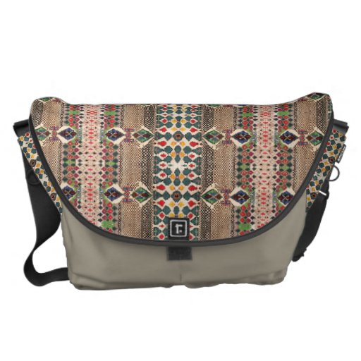 Image of HAMbWG =- Rickshaw Bag - Boho Moroccan Commuter Bag
