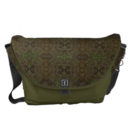 Image of HAMbWG =- Rickshaw Bag - Olive Bohemian Commuter Bag