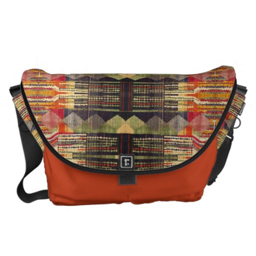 Image of HAMbWG =- Rickshaw Bag - Orange Moroccan Commuter Bag