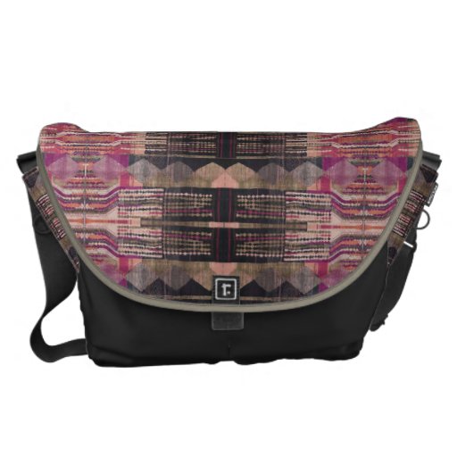 Image of HAMbWG =- Rickshaw Bag - Pink Moroccan Commuter Bag