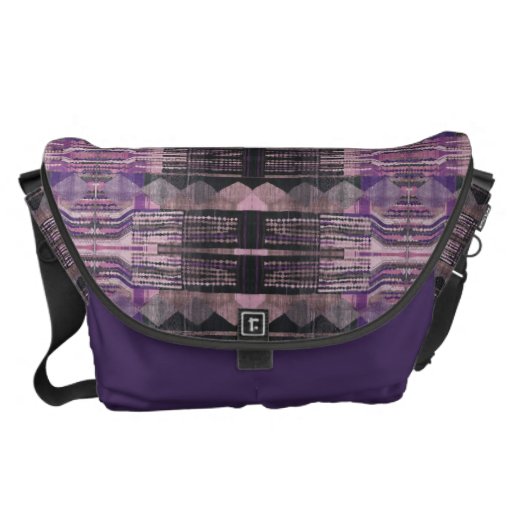 Image of HAMbWG =- Rickshaw Bag - Purple Moroccan Commuter Bag