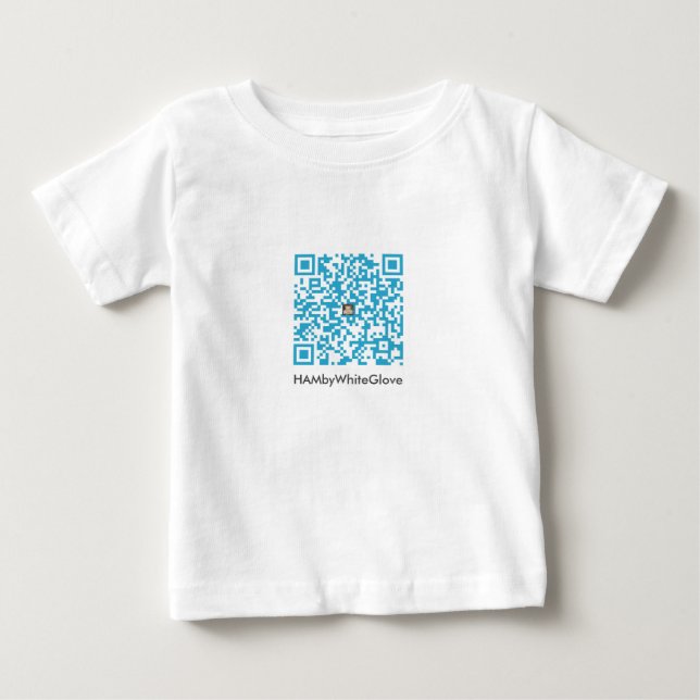 HAMbWG Romper 6 Colours - QR Code B Baby T-Shirt (Front)