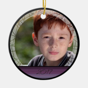 HAMbWG - Round Ornament - Plum
