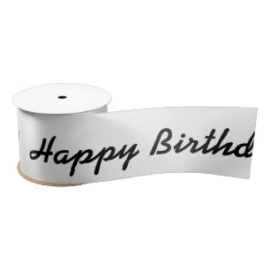 HAMbWG - Satin Ribbon -  Happy Birthday