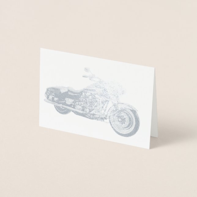 HAMbWG - silver Foil Card - Motorcycle (Front)