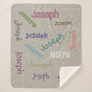 HAMbWG - Softest Fleece - Your Name! Sherpa Blanket