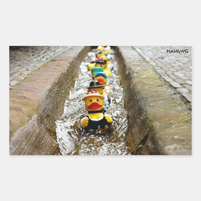 HAMbWG - Stickers - Rubber Duckies (Front)