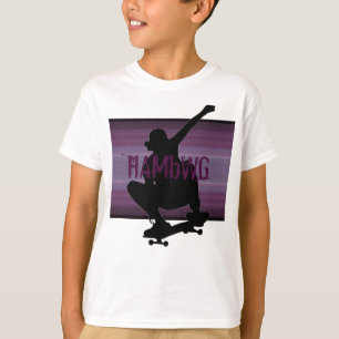HAMbWG - T Shirt -  Amethyst  SkateBoarder