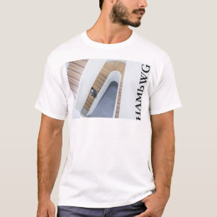 HAMbWG - T-Shirt - Architecture White Ornate Lg