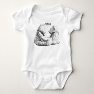 HAMbWG - T-Shirt or Snap T Teddy Bears Baby Bodysuit